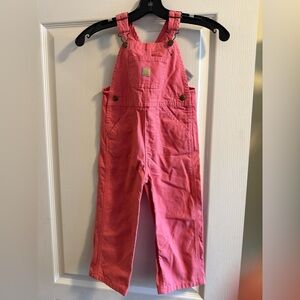 CARHARTT pink lemonade bib overalls
